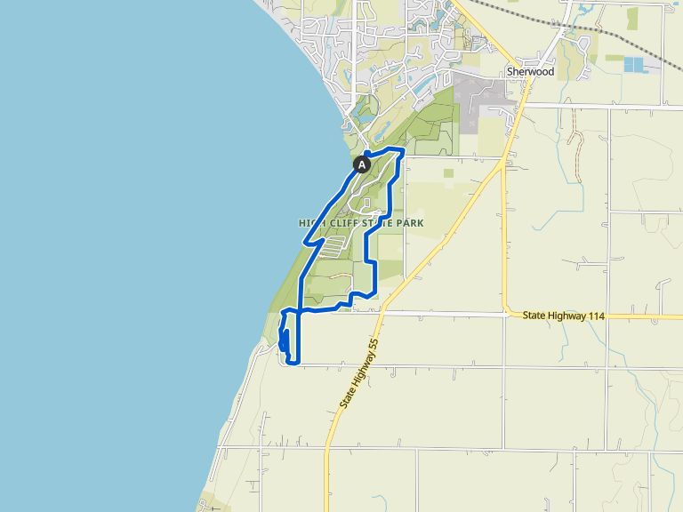 Trails of High Cliffs — High Cliff State Park Wanderung Komoot